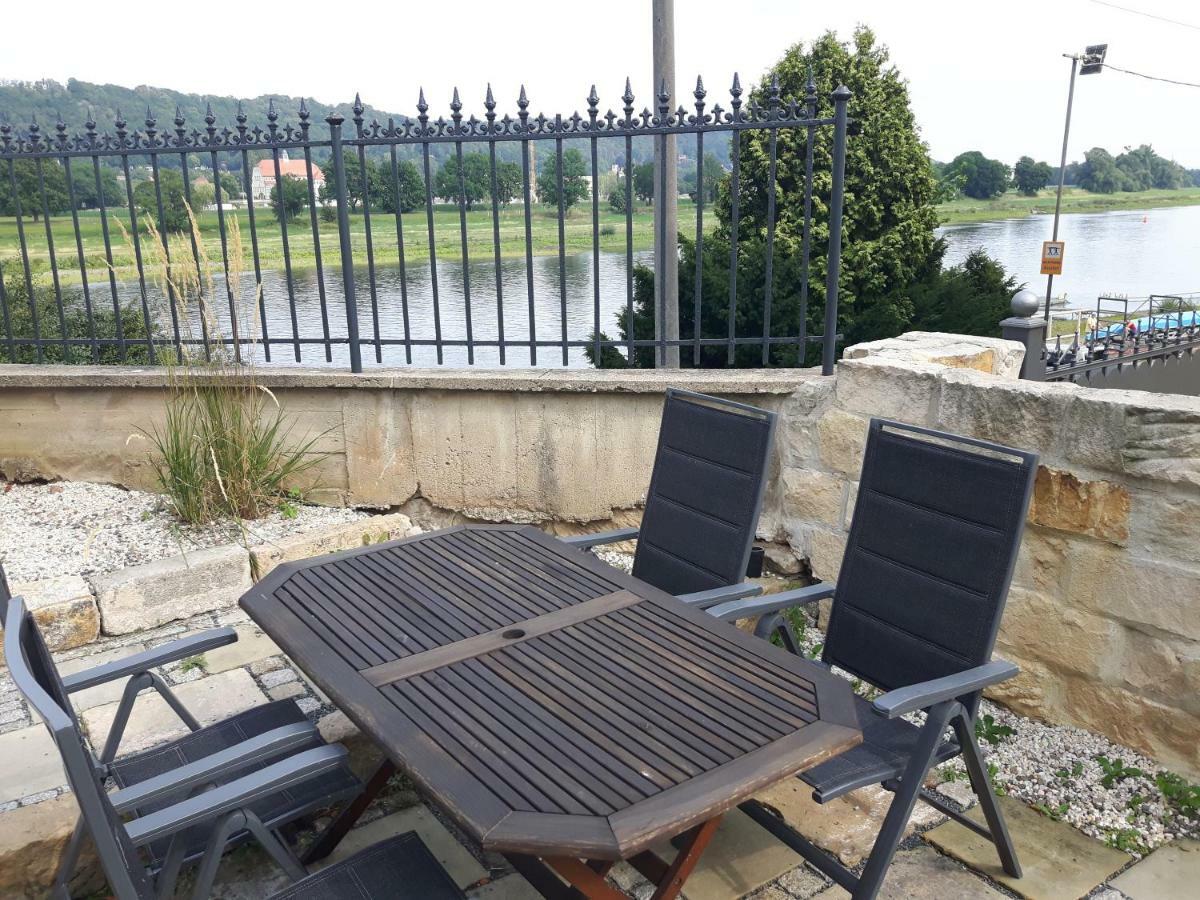 Ferienwohnung An Der Elbe Дрезден Экстерьер фото
